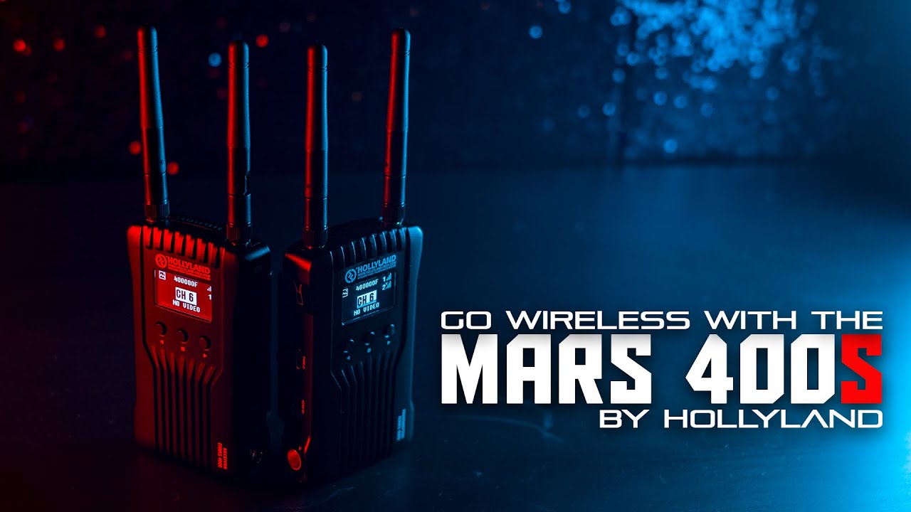 GO WIRELESS: With the Hollyland MARS 400s that supports HDMI, SDI & Stream up to 4 Phones or Tablets