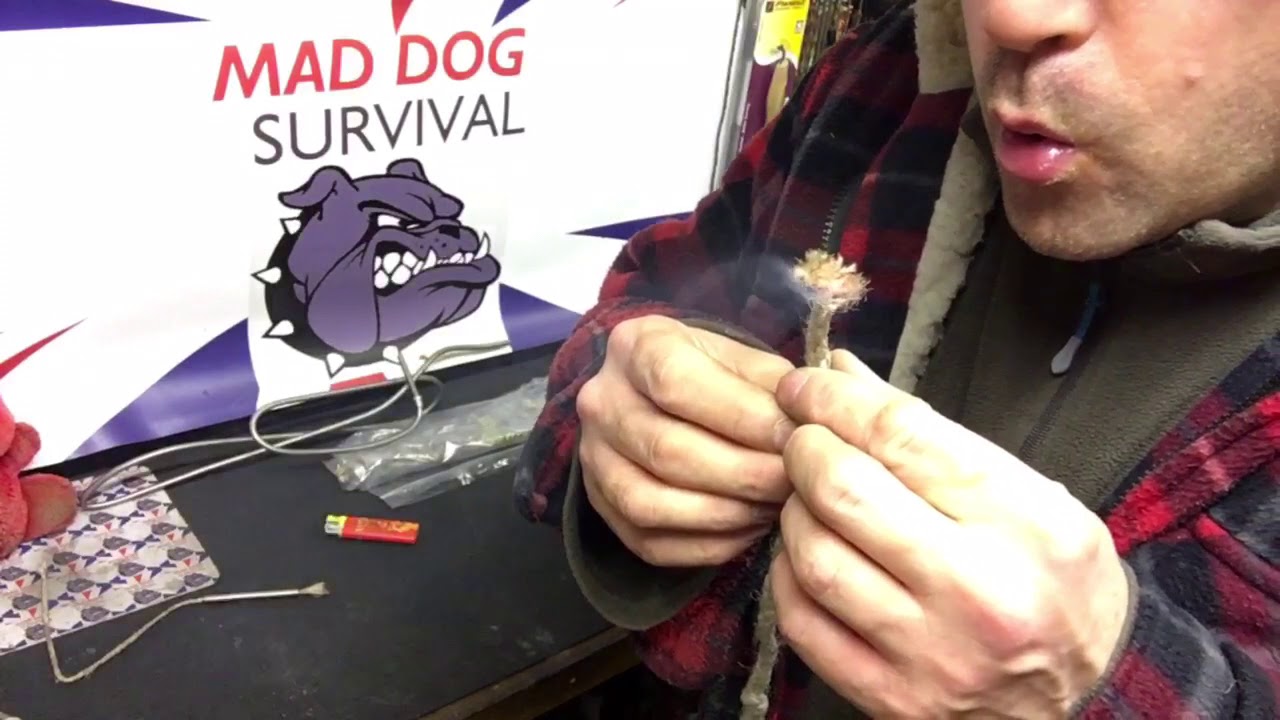 Bushcraft slow match