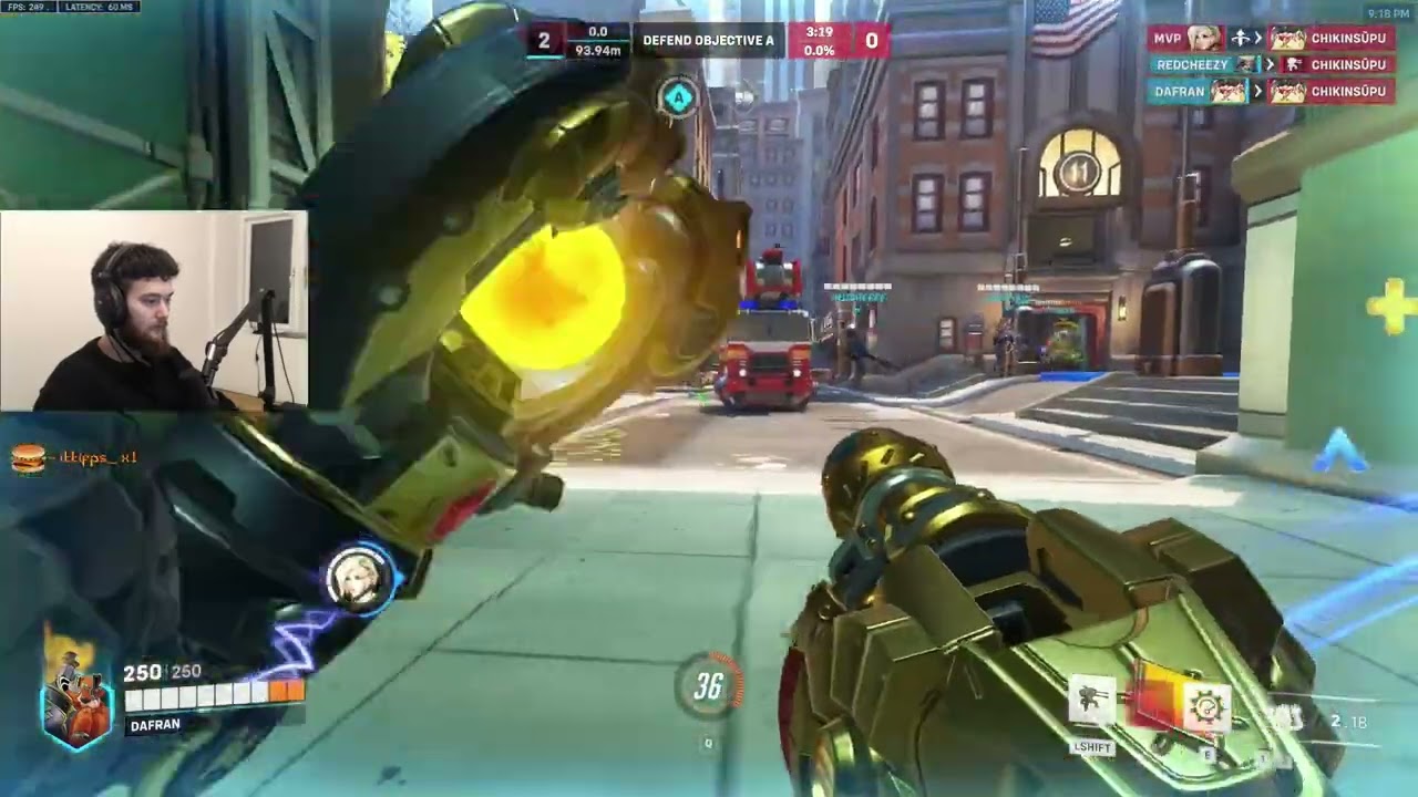 Dafran TORBJORN COMPETITIVE Gameplay! [ OVERWATCH VOD Replays ]