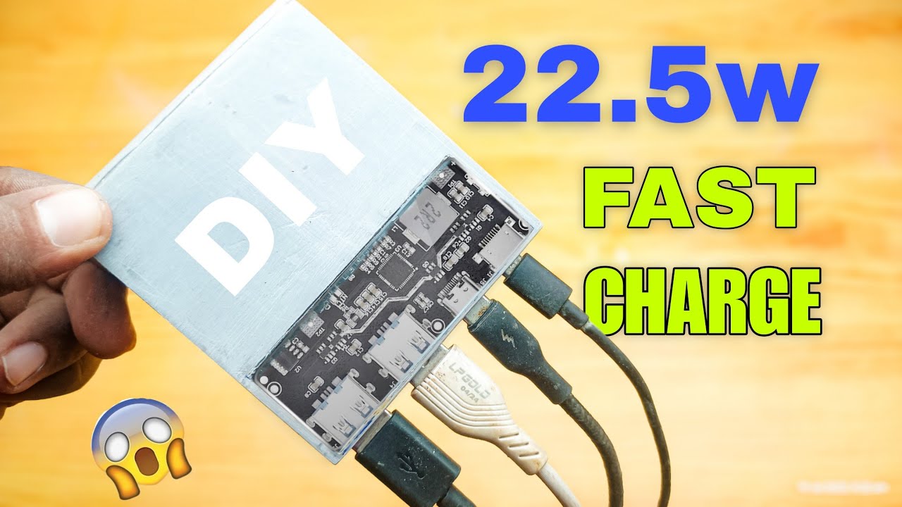 Fastest charge  diy power bank #diy #powerbank #pvc #smartphone #youtube