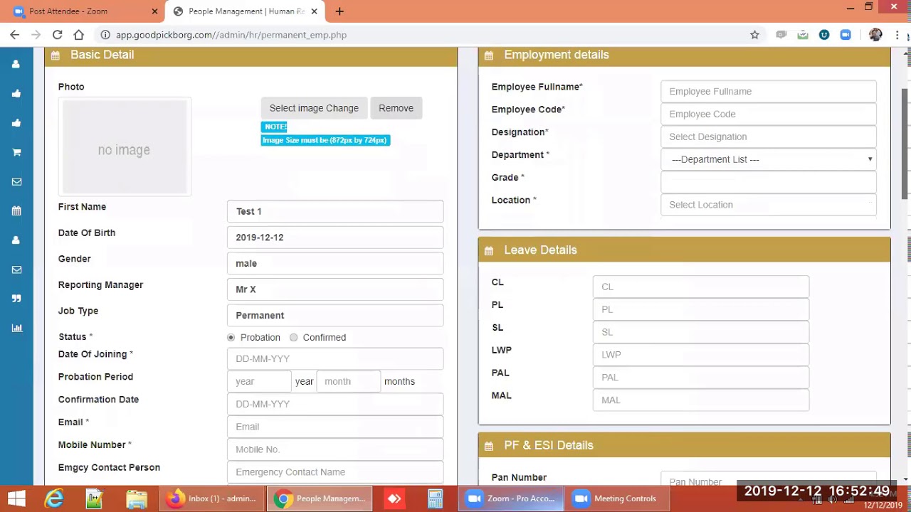 BORG ERP-Human Resource (HR) Module Overview