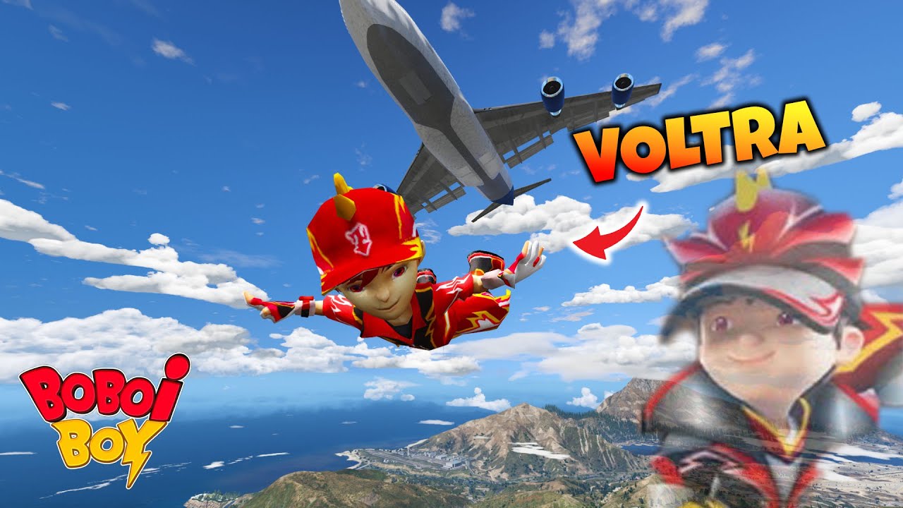 AKHIRNYA BOBOIBOY VOLTRA DATANG KE KOTA - GTA 5 MOD