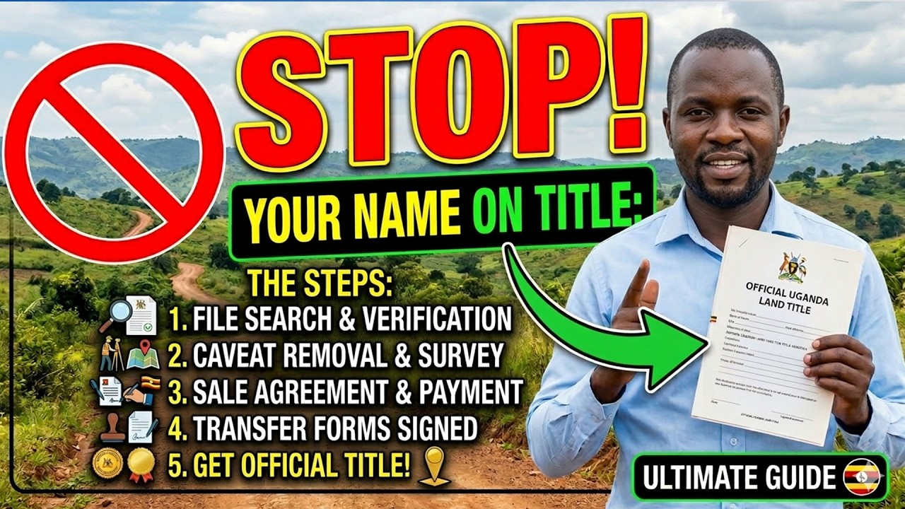 Ofuna Otya Ekyapa Ku Taka ? Steps Of Owning Land Title in Your Name in Uganda_ Land Ownership