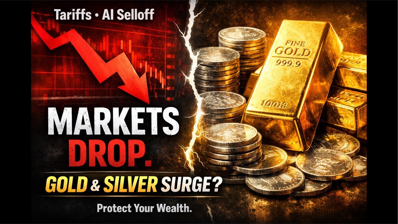 Markets Drop After New Tariffs | Is Gold & Silver the Safe Haven Again?