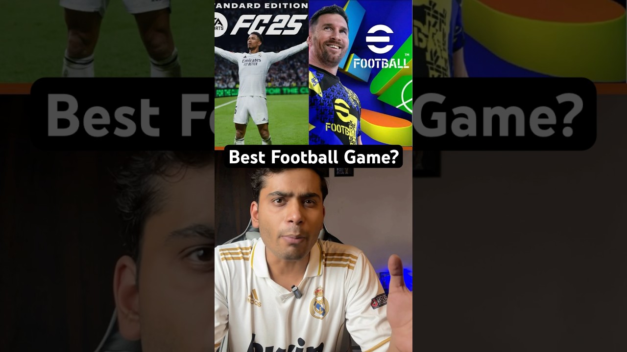 FIFA (EA FC) vs PES (eFootball), which is better? #football #efootball #eafc #consolewars #trending