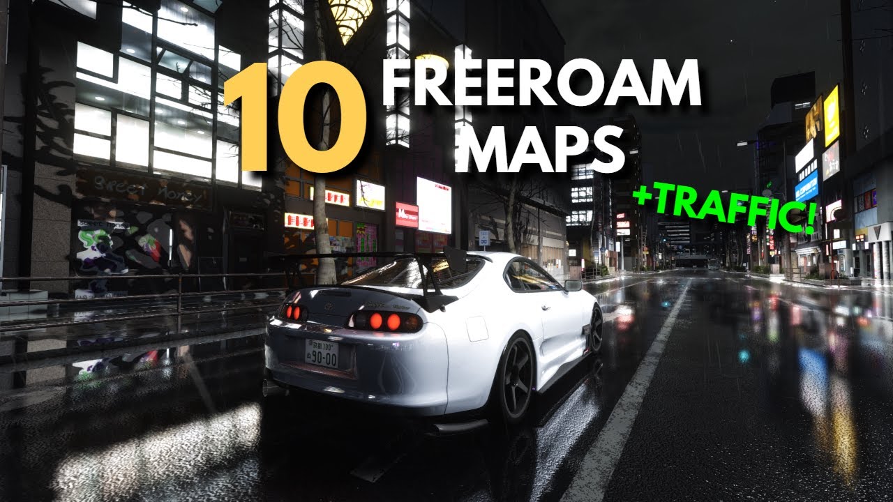 Top 10 Free Roam Maps For Assetto Corsa 2025!