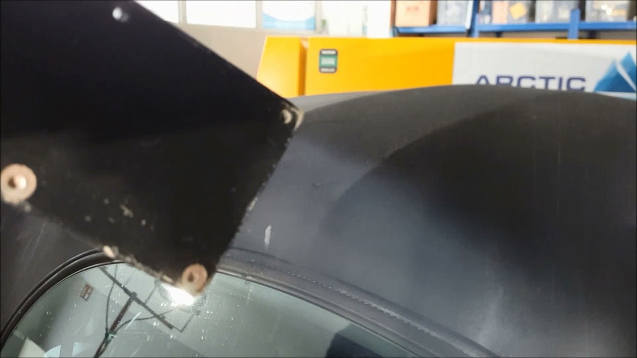 Cabrio Verdeck und Teppichreinigung mit Trockeneisstrahlen