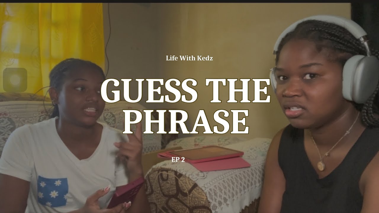 GUESS THE PHRASE CHALLENGE WITH MY SISTER ! 🤔🤷🏽‍♀️😂📝