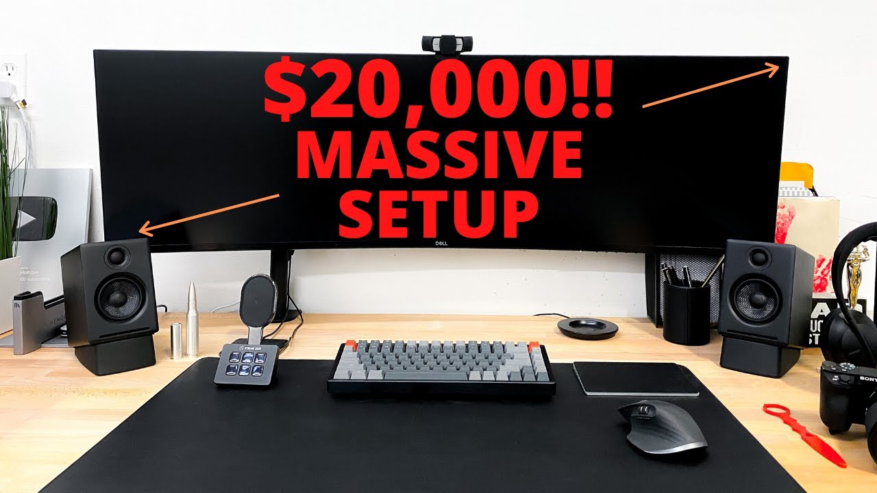The Zuniga's $20,000 Massive Desk Setup