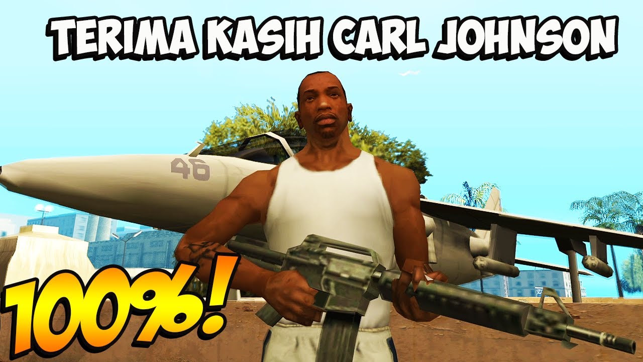 Akhir Perjalanan CJ, 100% GTA San Andreas Tanpa Cheat! #nemeninpuasa