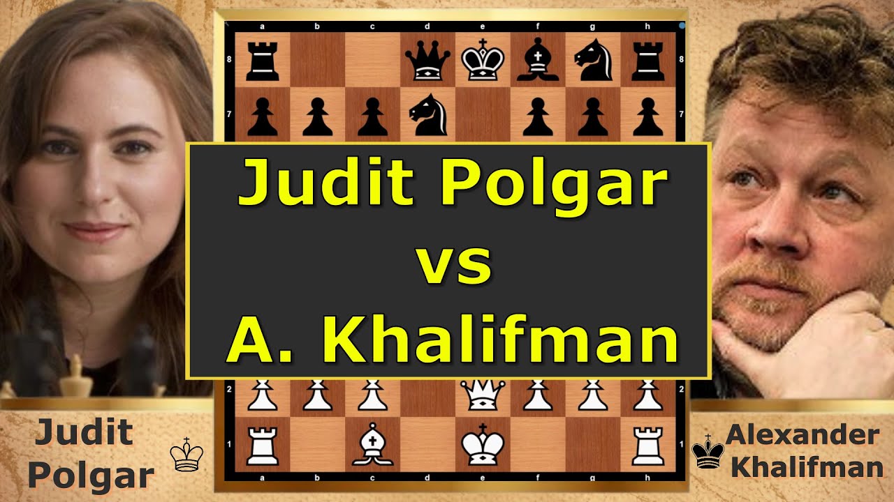 JUDIT POLGAR vs ALEXANDER KHALIFMAN – Fort Knox Cracked 🔥 #JuditPolgar #FrenchDefense #ChessLegends