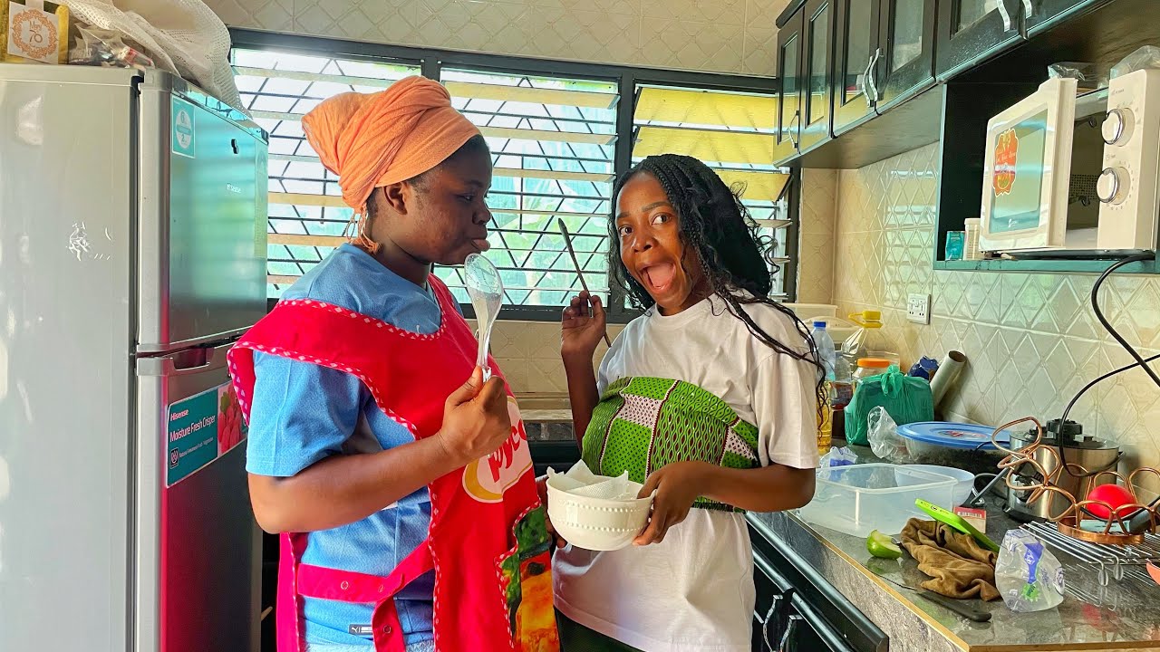 Learning To Cook For My New Family In Ghana With Boyfriends Sister!