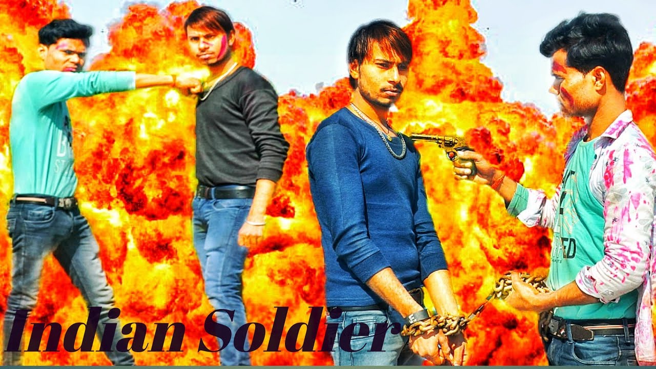Indian Soldier Never on Holiday // Best Action scene// south Indian Hindi Dubbed best action movie
