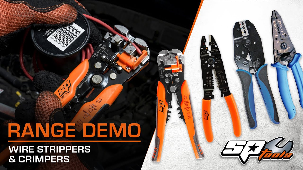 SP TOOLS - WIRE STRIPPERS & CRIMPERS - PRODUCT DEMONSTRATION
