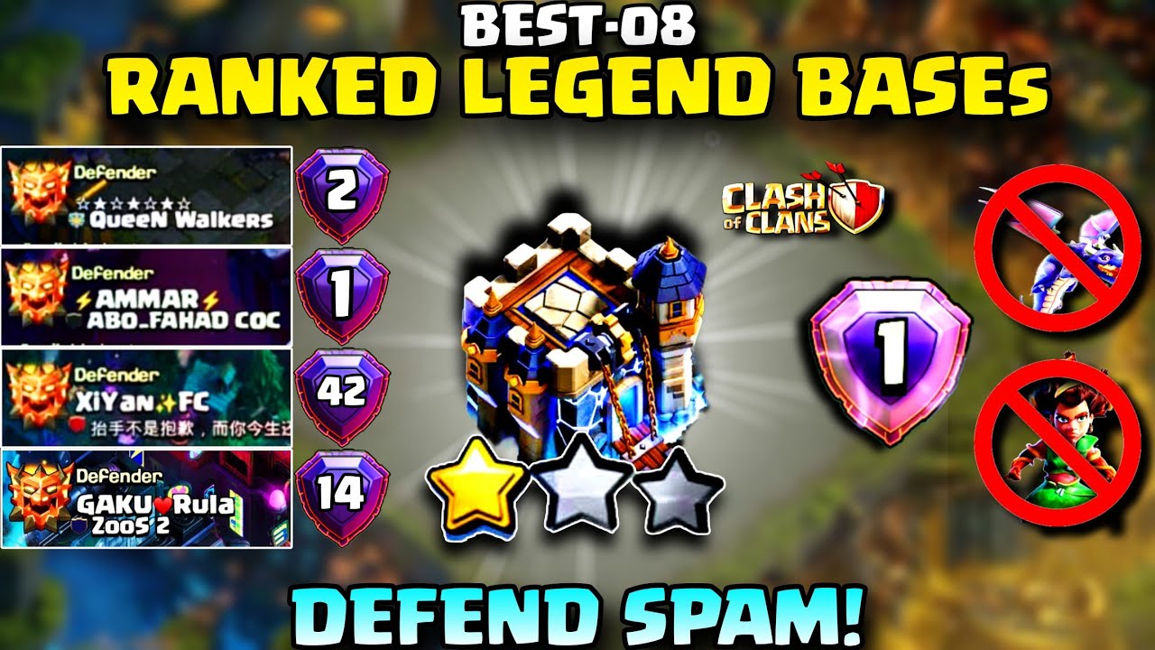 6000+ TROPHY TH18 LEGEND LEAGUE BASE | TOWN HALL 18 NEW LEGEND BASE LAYOUT | TH18 WAR BASE LINK