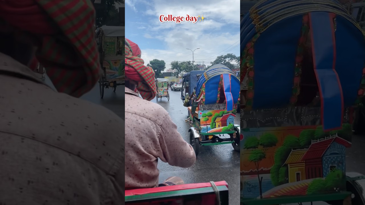Went to college today to pick up my admit card 🥹🌸#minivlog #collegelife