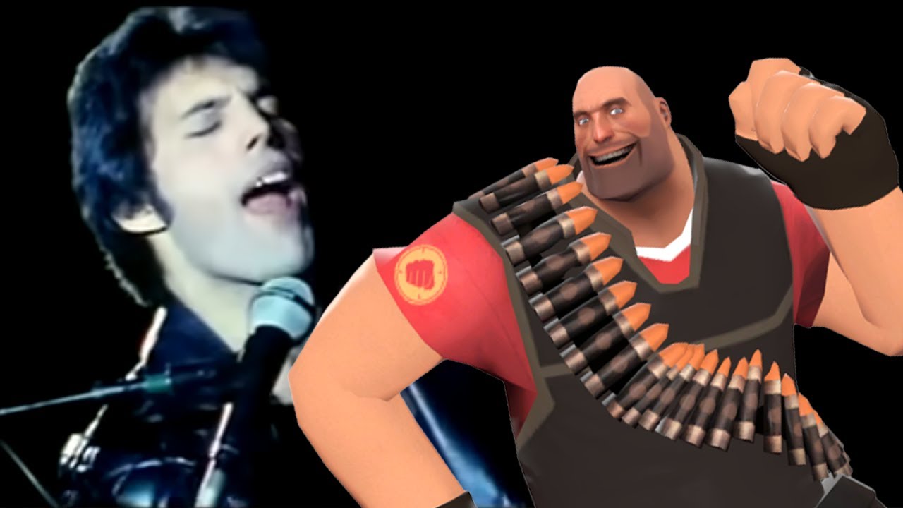 TF2 Heavy sings DON'T STOP ME NOW - QUEEN (A.I. Cover)
