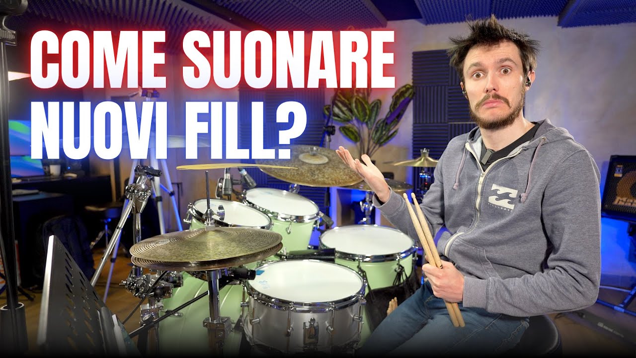 Come SUONARE sempre FILL NUOVI alla BATTERIA | Tutorial per BATTERISTI