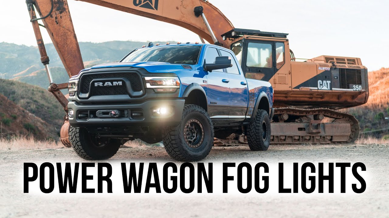 The Best Power Wagon Fog Lights! Baja Designs Squadron Kit