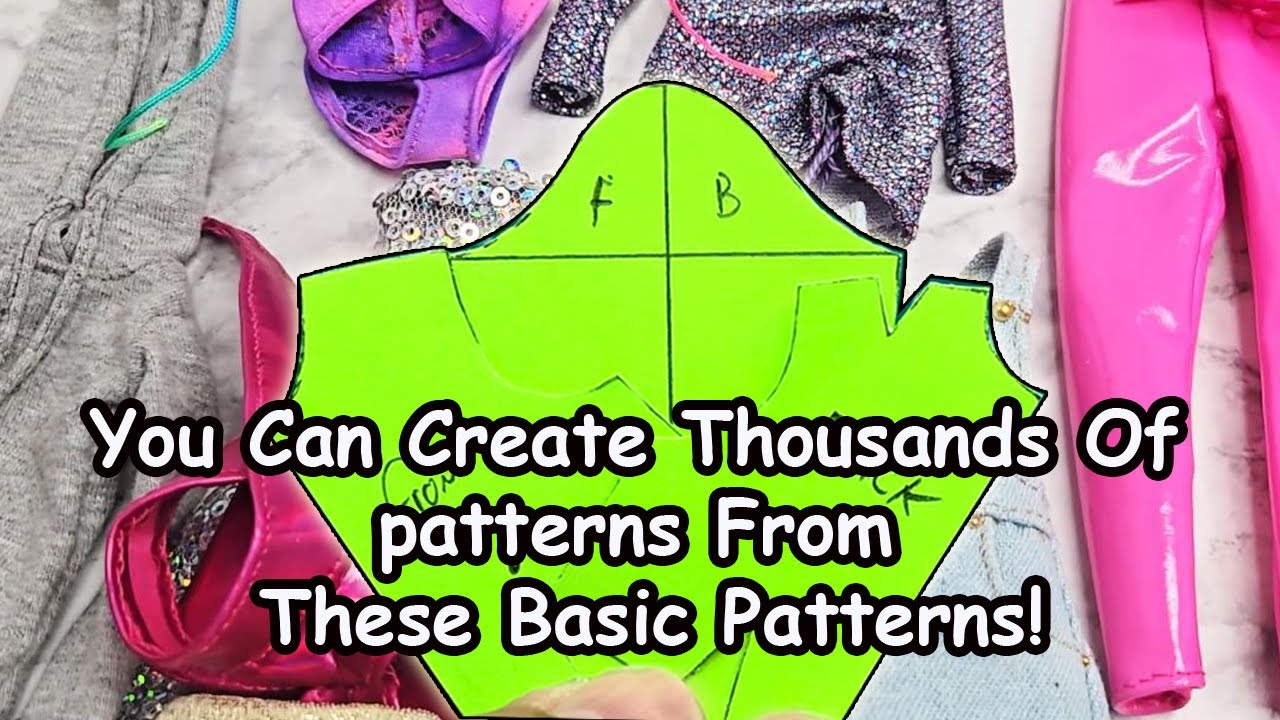Stop Guessing! Learn to Draft the Perfect Bodice Pattern for Your Doll 👗✏️