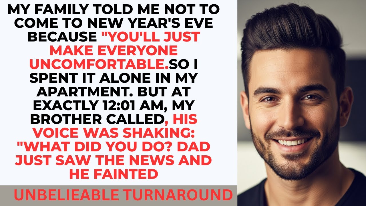 My Family Banned Me From New Year's Eve—Then Dad Couldn't Believe What He Saw Next