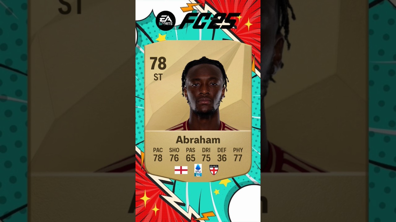 Abraham's Nostalgic FIFA 20 Card #abraham #fc25 #fifa20 #england #roma #fcroma #italy #chelsea