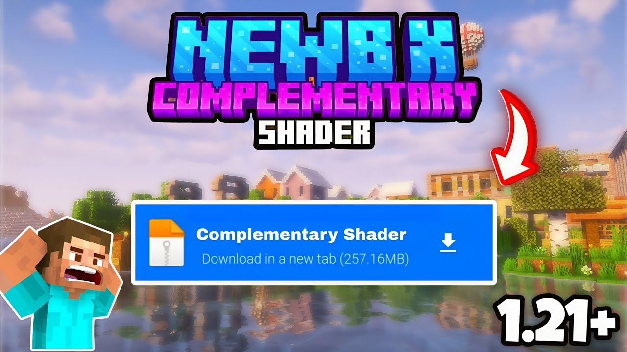 Complementary Shader For Mcpe 1.21+ 😱🔥|| best shaders for mcpe
