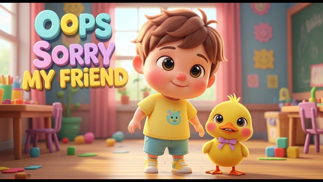 Oops Sorry My Friend – Nursery Rhyme, Kindness Play, and Toddler Adventure