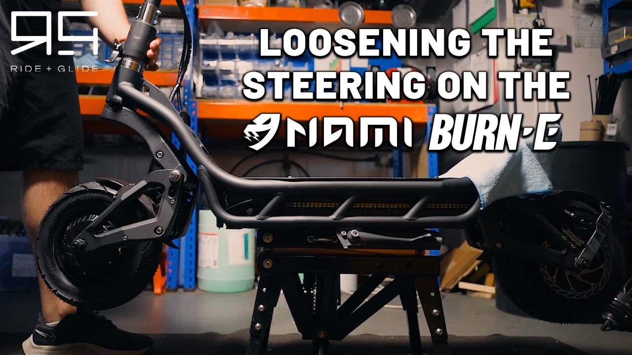 Loosening the steering on the Nami Burn-e