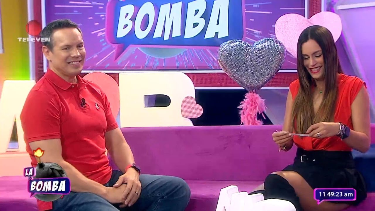 Jorge Reyes y Alejandra Sandoval juegan “Charadas Bomba” - La Bomba 14/02/24