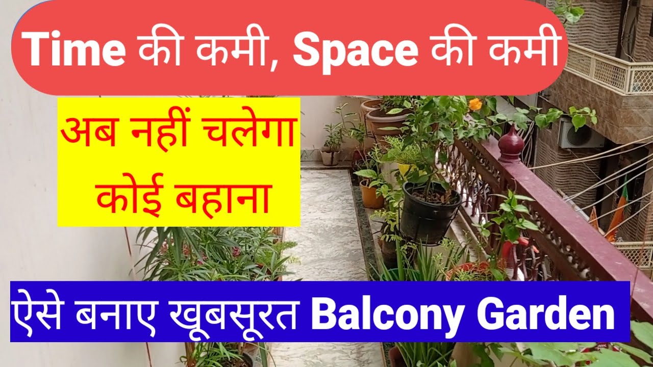 Teacher का खूबसूरत Garden|| Balcony Garden Visit|| #youtube #gardening #rainyseasonspecial
