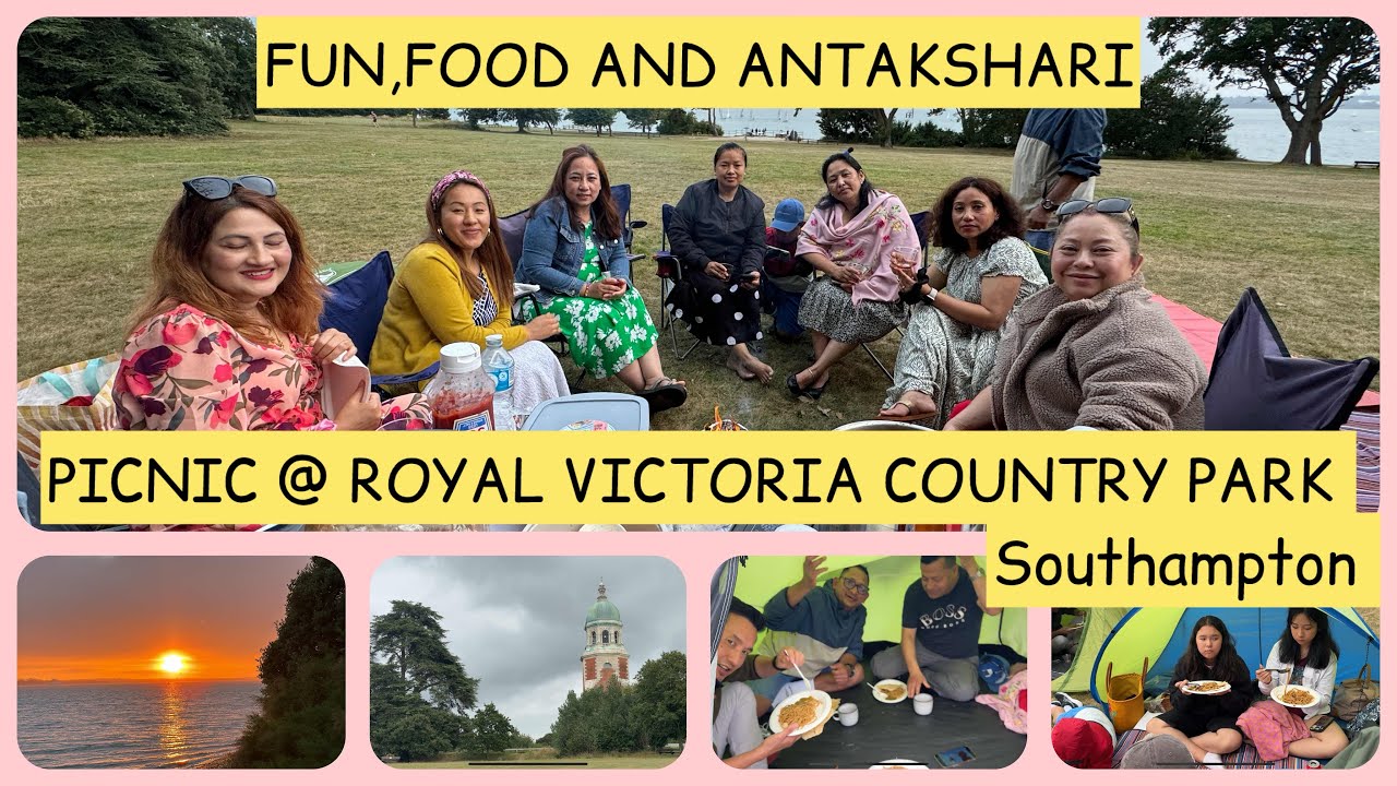 PICNIC @ ROYAL VICTORIA COUNTRY PARK,SOUTHAMPTON 🧺🌭🥙FUN,FOOD AND ANTAKSHARI