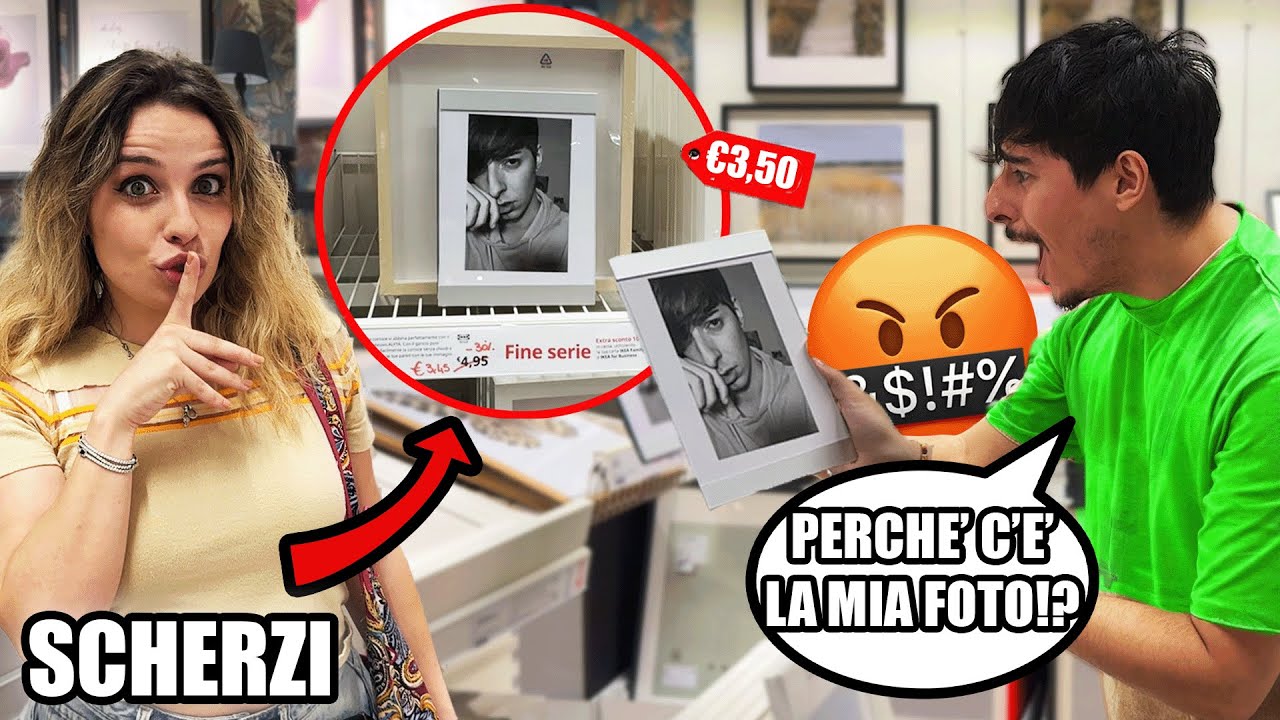 METTE IN VENDITA DI NASCOSTO DELLE MIE FOTO ALL'IKEA PER VEDERE LA MIA REAZIONE! -SCHERZO!