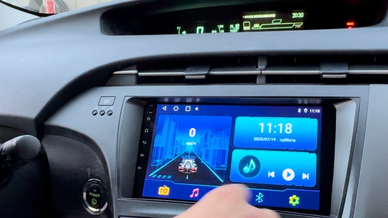 Пошаговая установка автомагнитолы CarPlay в Toyota Prius 30 (2009–2015)