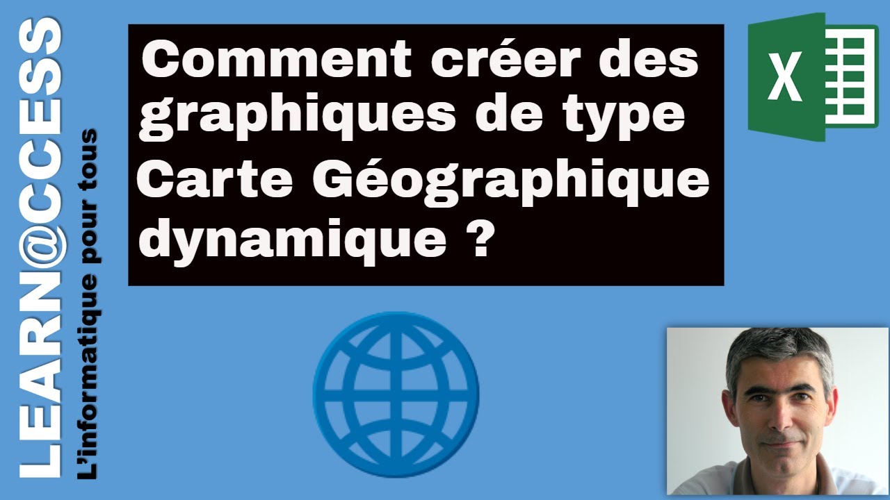 Excel - Comment créer des graphiques Cartes Géographique ?