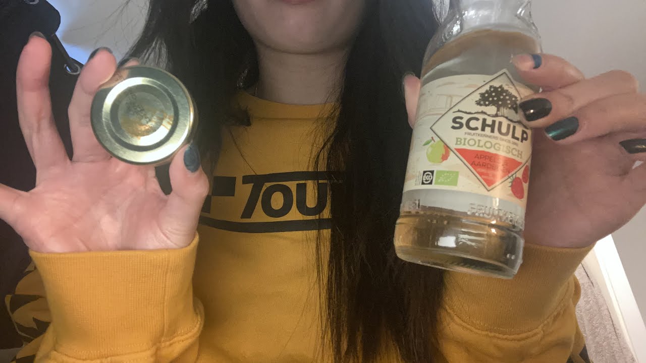 🐬 ASMR FAST SOUNDS WITH GLASS BOTTLE (Water, Tapping, Lid Sounds) ~ No Talking