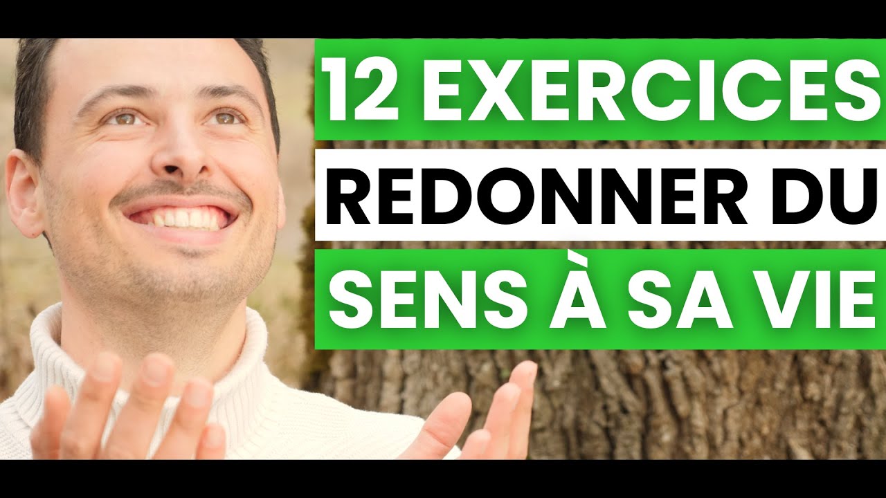 12 EXERCICES pour REDONNER DU SENS À SA VIE : COMMENT DONNER UN SENS À MA VIE, un sens à sa vie