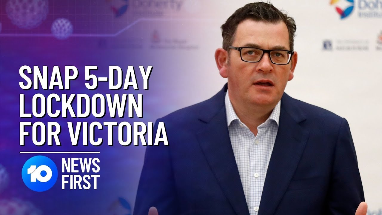 COVID-19: Victoria Enters 5-Day Lockdown From Midnight | 10 News First