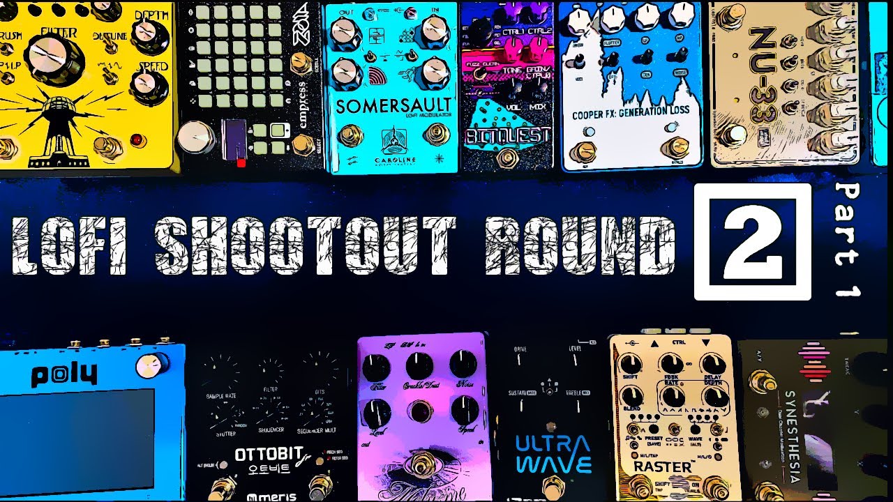 Lofi Shootout Round 2 - Part 1 - Vinyl, Tape, Bit Crushing, Sample Rate Reduction, Skip, Glitch