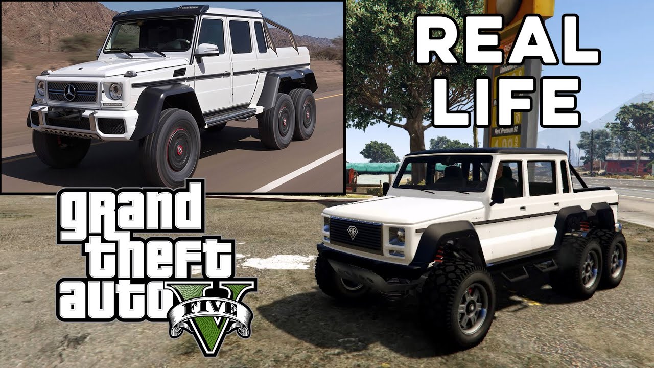 GTA V Cars in Real Life | All Off-Road Vehicles