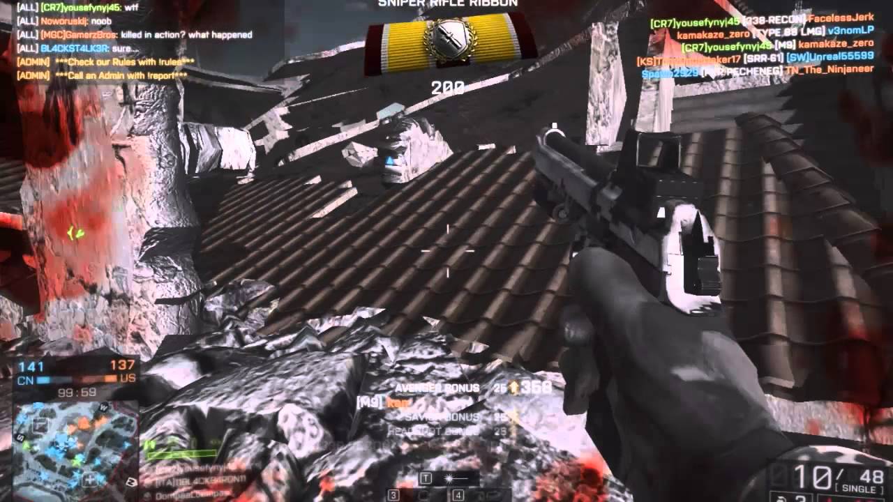 Battlefield 4  - 338 Recon Sniper  Gameplay HD