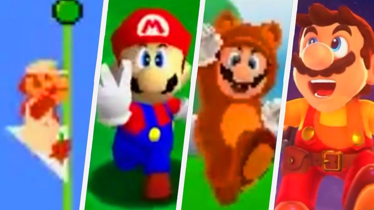 Evolution of Level Endings in Super Mario Games (1985 - 2017)