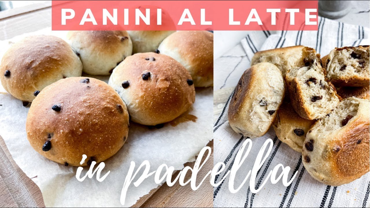 SENZA FORNO 🔥 panini al latte in padella