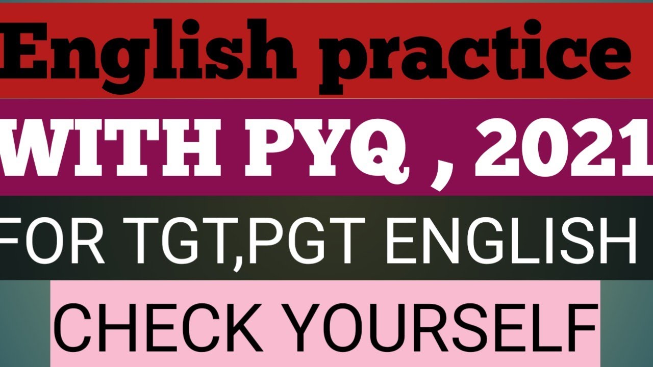 PGT SOLVED PAPER- 2021#PYQ#practice #with Explanation #check yourself 