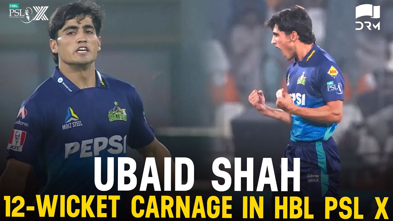 Every Wicket from Ubaid Shah&rsquo;s Electrifying HBL PSL X Run | M301K