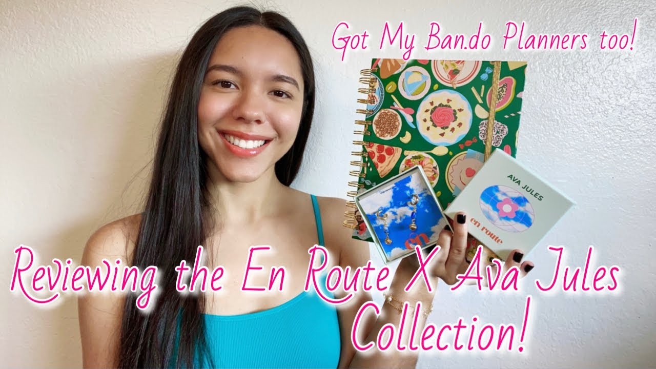 En Route X Ava Jules Collection Review & Receiving My Ban.do Planners for 2021-2022