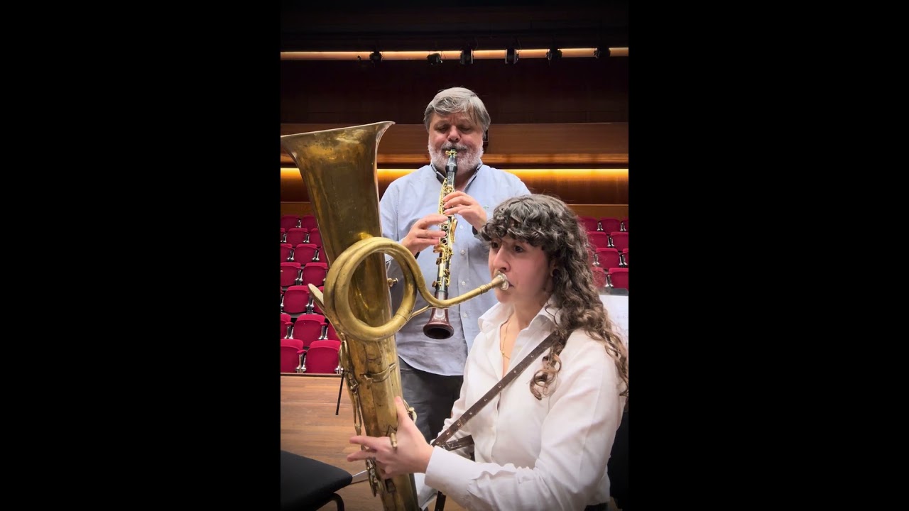 Guisganderie (excerpt) Corrado Giuffredi, clarinet Marina Boselli, ophicleide