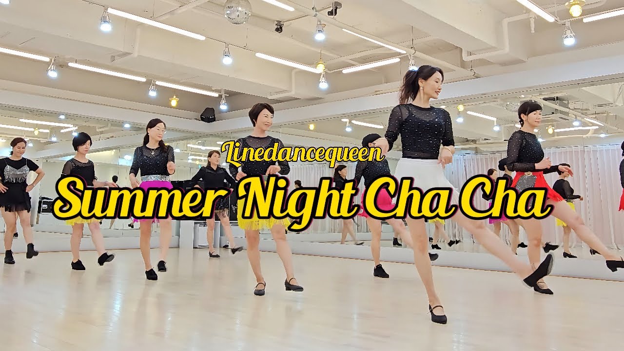 Summer Night Cha Cha Line Dance l Beginner l 썸머 나잇 차차 라인댄스 l Linedancequeen l Junghye Yoon