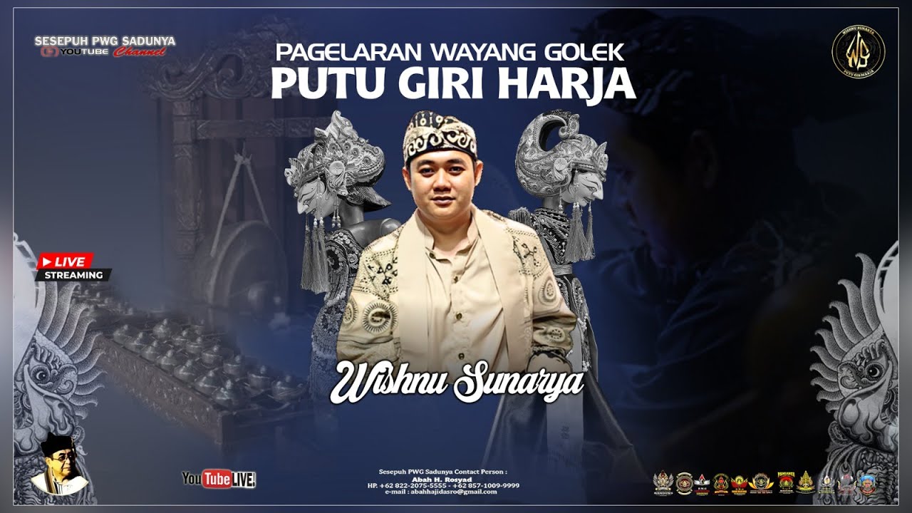 LIVE STREAMING WAYANG GOLEK PUTU GIRI HARJA, DALANG WISHNU SUNARYA, BANDUNG 29 NOVEMBER 2025.