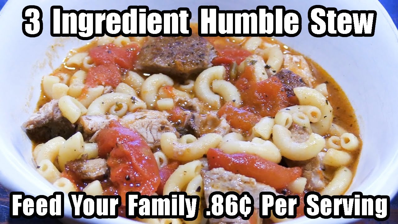 3 Ingredient Humble Stew - Feed Your Family for .86&cent; Per Serving - The Wolfe Pit